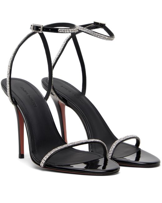 AMINA MUADDI White Diamante 105 High-Heeled Sandals