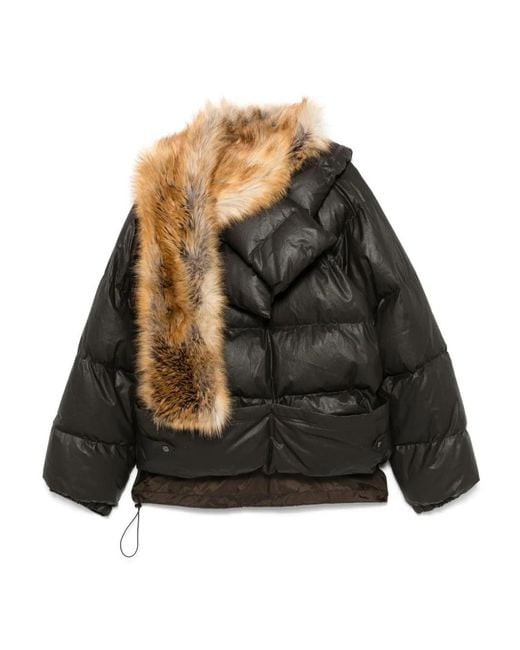 OTTOLINGER Black Deconstructed Puffer Jacket