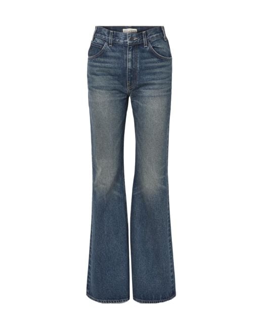 Nili Lotan Blue Roe Flared Jeans