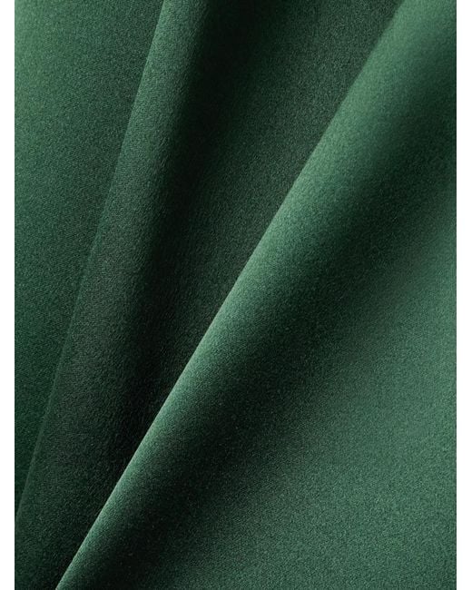 Altuzarra Green Sethie Open-Back Silk-Satin Midi Dress