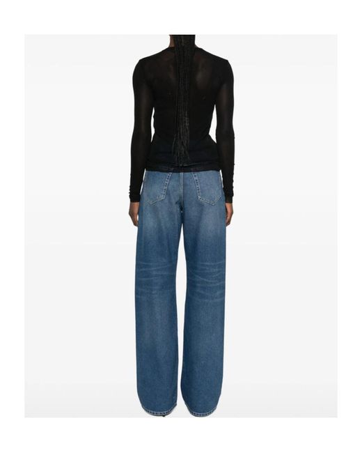 Jean Paul Gaultier Black Long-Sleeved Top