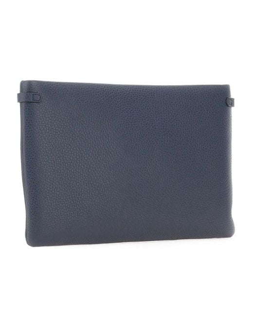 Gianni Chiarini Blue Hermy Clutch