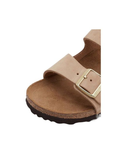 Birkenstock Brown Arizona Slip-On Sandals