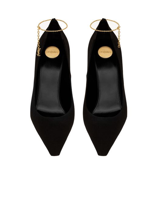 Saint Laurent Black Régine Pumps