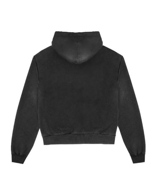M I S B H V Gray Graphic-Print Zip-Up Hoodie for men