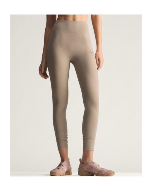 Adidas By Stella McCartney Natural Studio Ruched Leggings