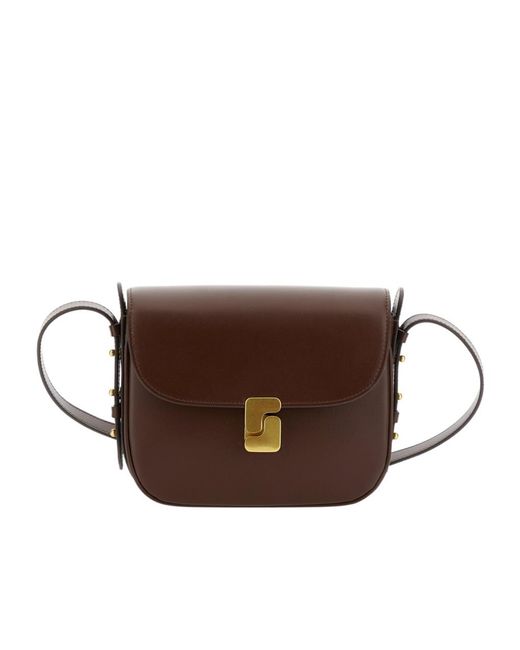 Soeur Brown Mini Belissima Crossbody Bag