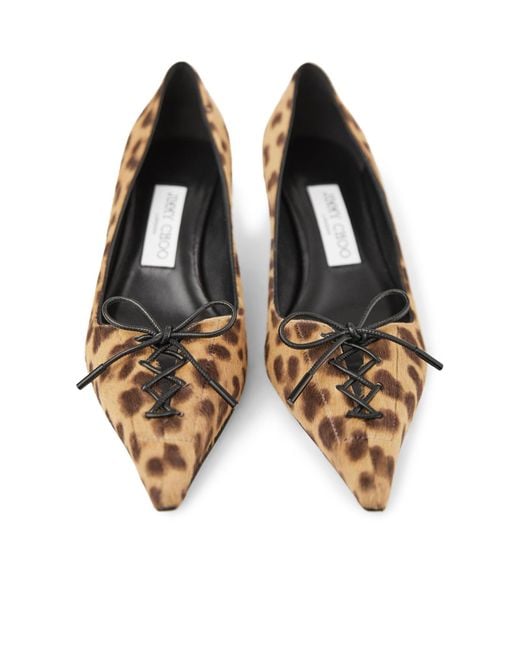 Jimmy Choo Brown Pointed High Heels