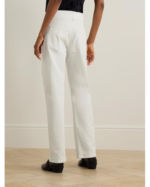 Proenza Schouler White Ellsworth Drawstring Jeans