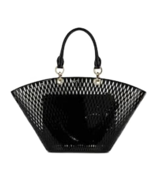 Tom Ford Black Cut Out Medium Panier Bag