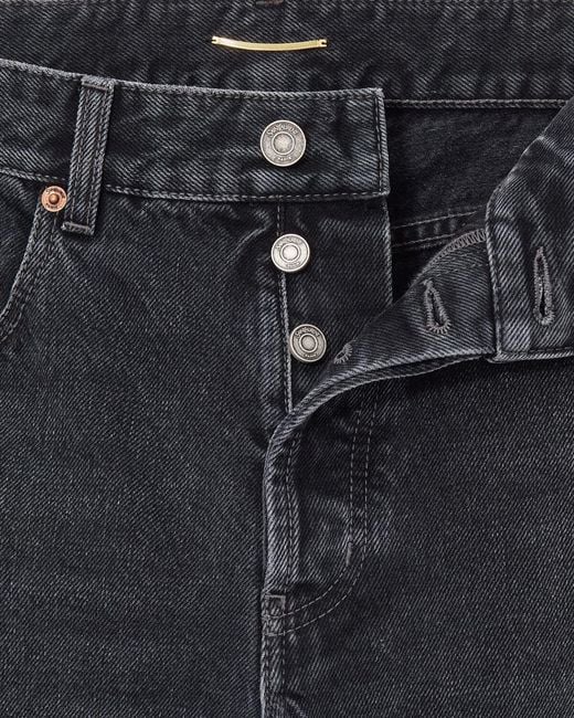 Saint Laurent Blue Relax Straight-Leg Jeans