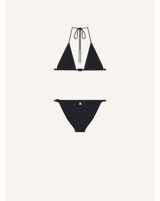 Courreges Black Courrèges Buckle Bikini