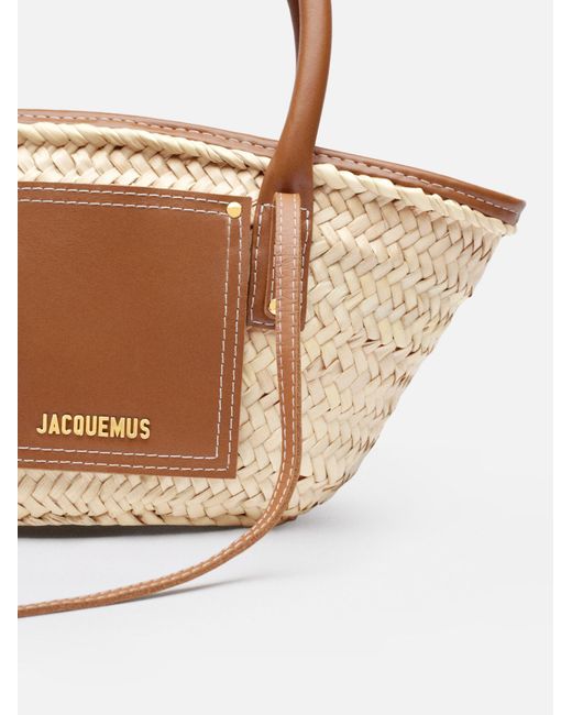 Jacquemus Brown The Soli Small Basket Bag