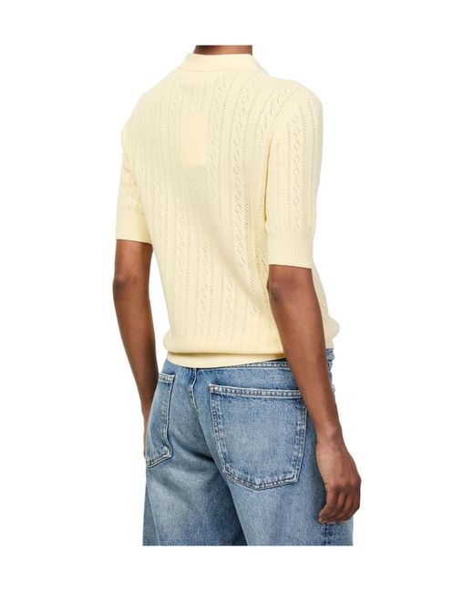 Lisa Yang Natural Cristine Polo Shirt