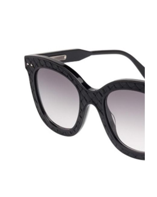 Bottega Veneta Metallic Logo Details Sunglasses