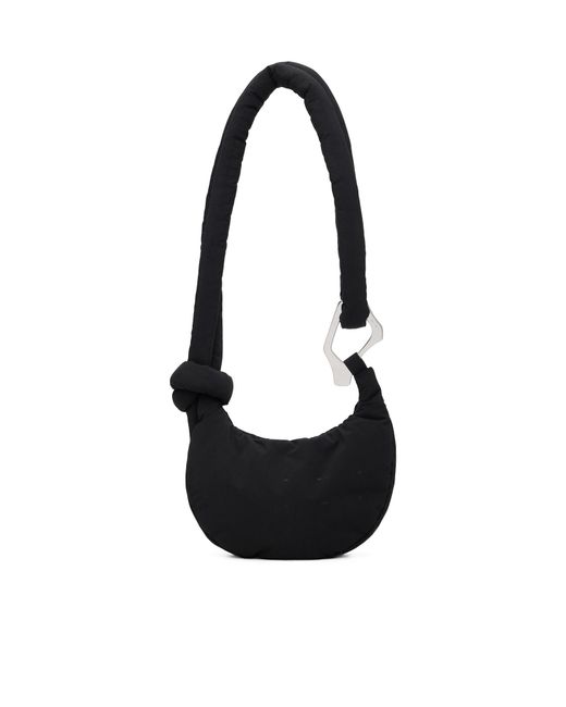 HELIOT EMIL Black Attache Mini Shoulder Bag for men