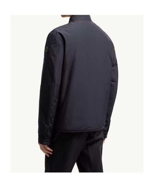 Moncler Blue Zonda Button-Up Jacket for men