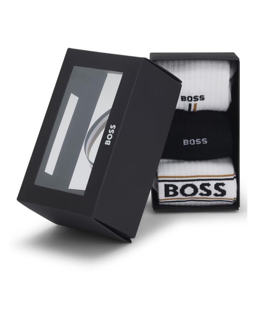 Boss White Casual And Comfortable Socks for men