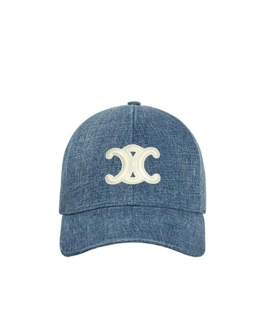 Céline Blue Triomphe Baseball Cap