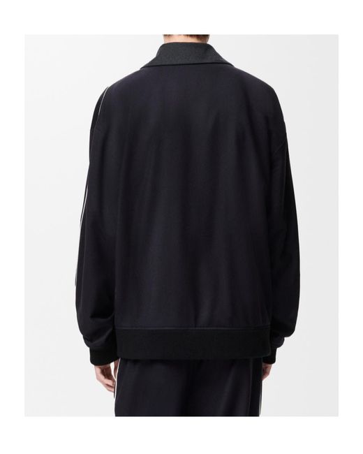 Loewe Blue Wool-Blend Track Jacket for men