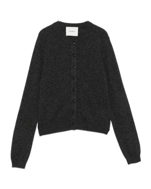 Lisa Yang Black Karia Button-Fastening Cardigan