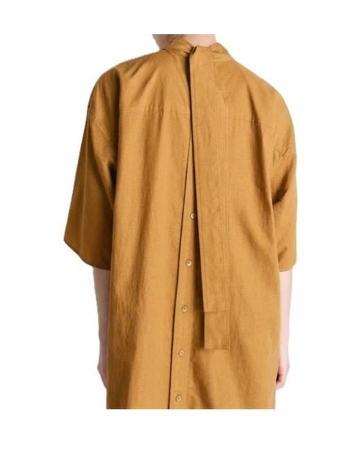 Lemaire Natural Reversible Tube Dress