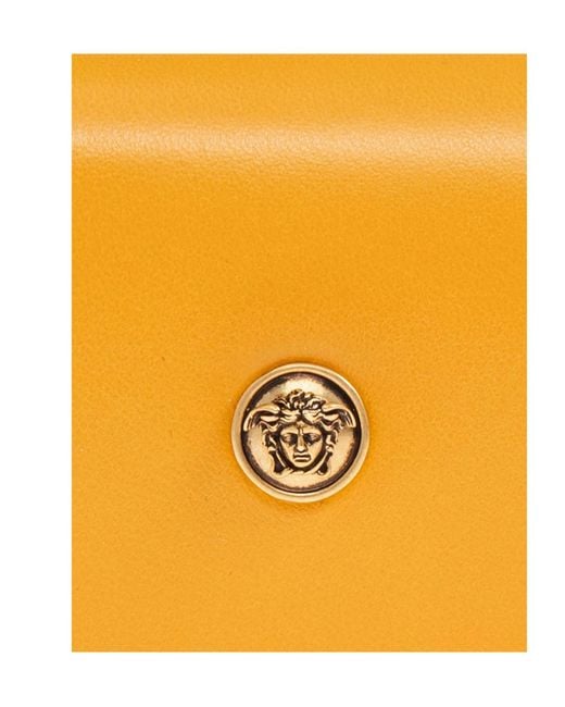 Versace Orange Leather Wallet