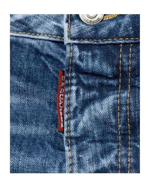 DSquared² Blue Cool Girl Cropped Jeans