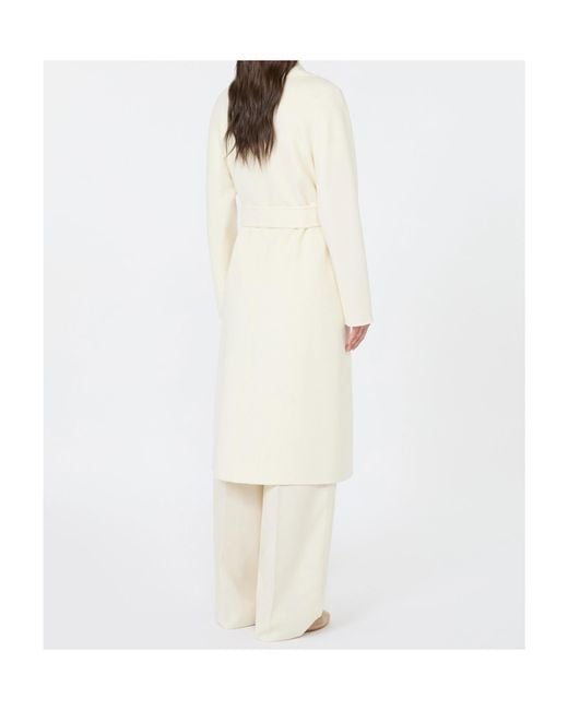 Max Mara White Studio Belted Coat