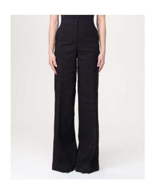Pinko Black Stretch Pleated Trousers