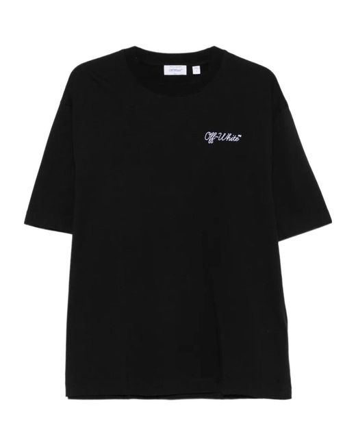 Off-White c/o Virgil Abloh Black Short-Sleeved T-Shirt for men