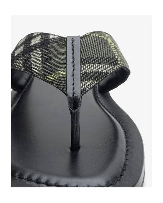 Burberry Multicolor Check Pavilion Sandals for men