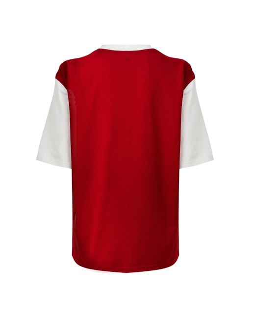 AMI Red Raglansleeve Tee