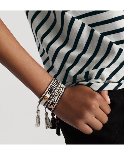 Dior White Christian Bracelet Set