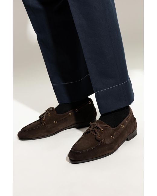 Bally Black Pathy Lace-Up Loafers for men