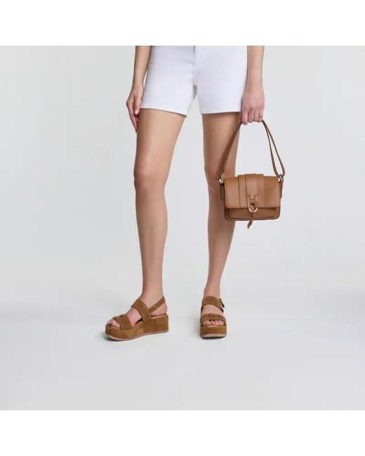 Hogan Brown H703 Platform Sandals