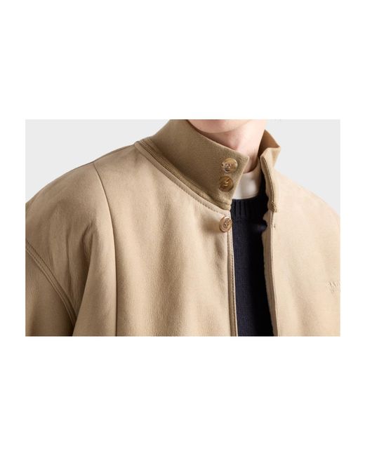 Prada Natural Shearling Bomber Jacket for men