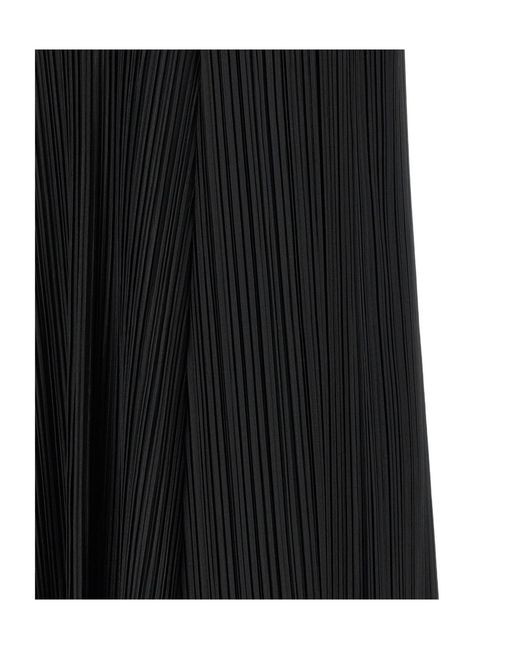 Pleats Please Issey Miyake Black Pleats Please Issey Miyake Mellow Pleats Midi Dress