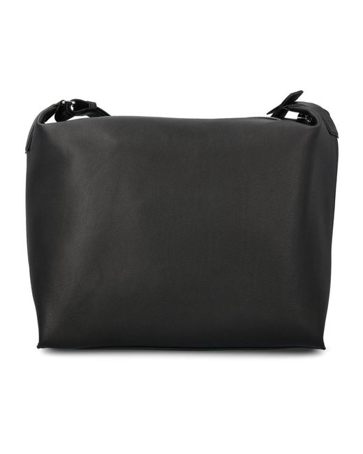 Loewe Black Cubi Jacquard Strap Crossbody Bag for men