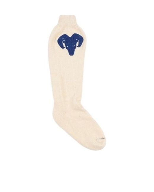 Maison Margiela Blue Simple Knitted Socks