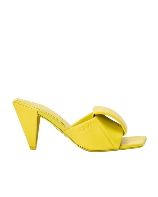 Loewe Yellow Origami Slide