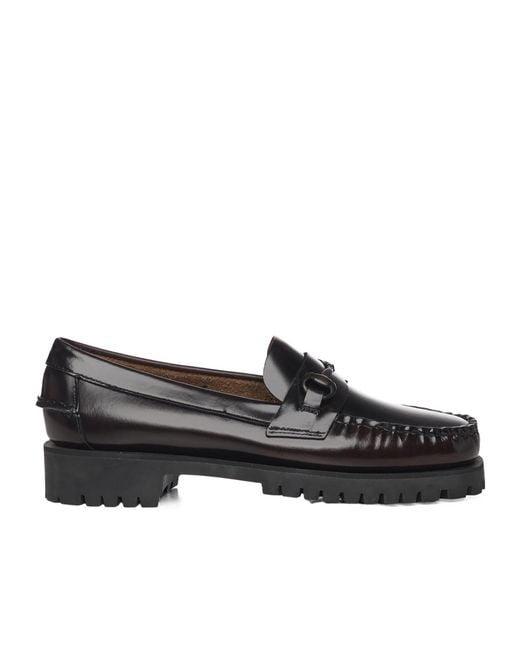 Sebago Black Ring Detail Loafers