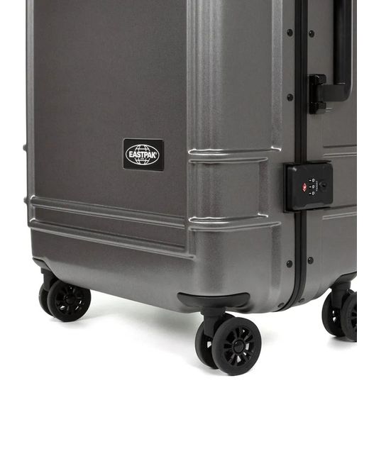 Eastpak Gray Resistr Trolley Case for men