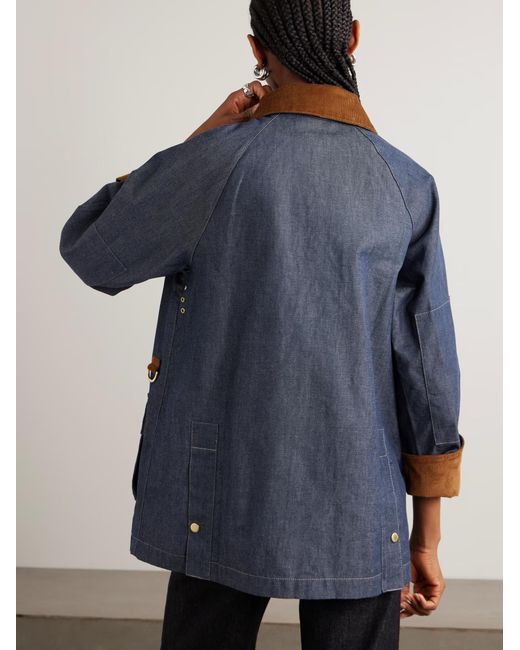 Barbour Blue Asker Denim Jacket