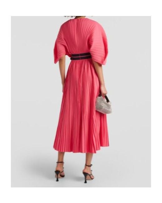 Roksanda Pink Vendita Belted Midi Dress