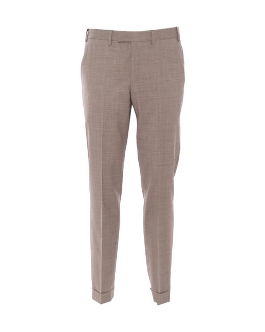 PT01 Gray Pt Torino Slim Fit Pants for men