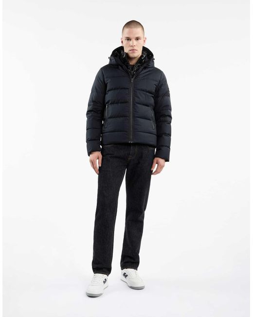 Fay Black Double-Sided Down Jacket for men
