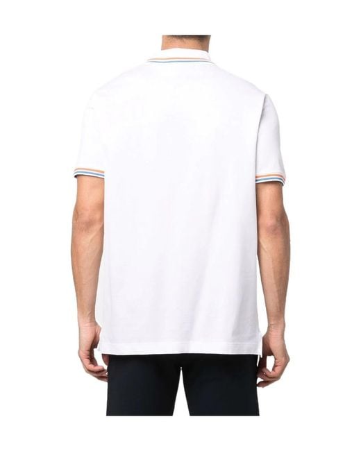Paul & Shark White Logo Short-Sleeved Polo Shirt for men