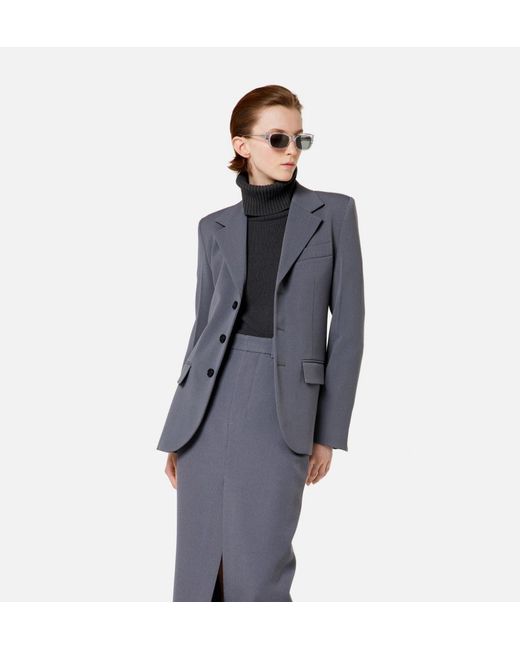 AMI Blue Ami Turtleneck Knit Jumper