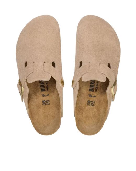 Birkenstock Brown Boston Slip-On Clogs